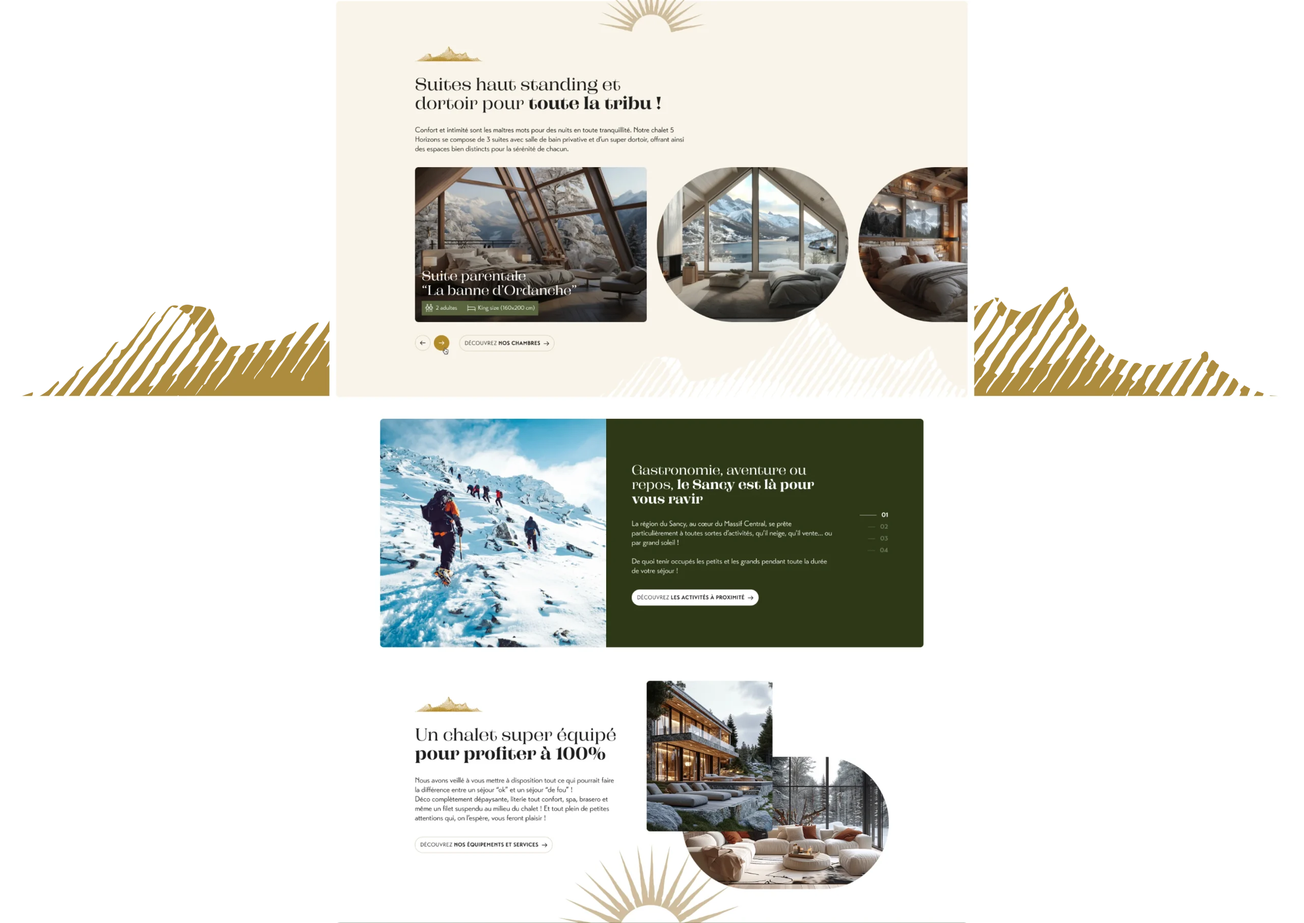 Création du site Internet 5 horizons