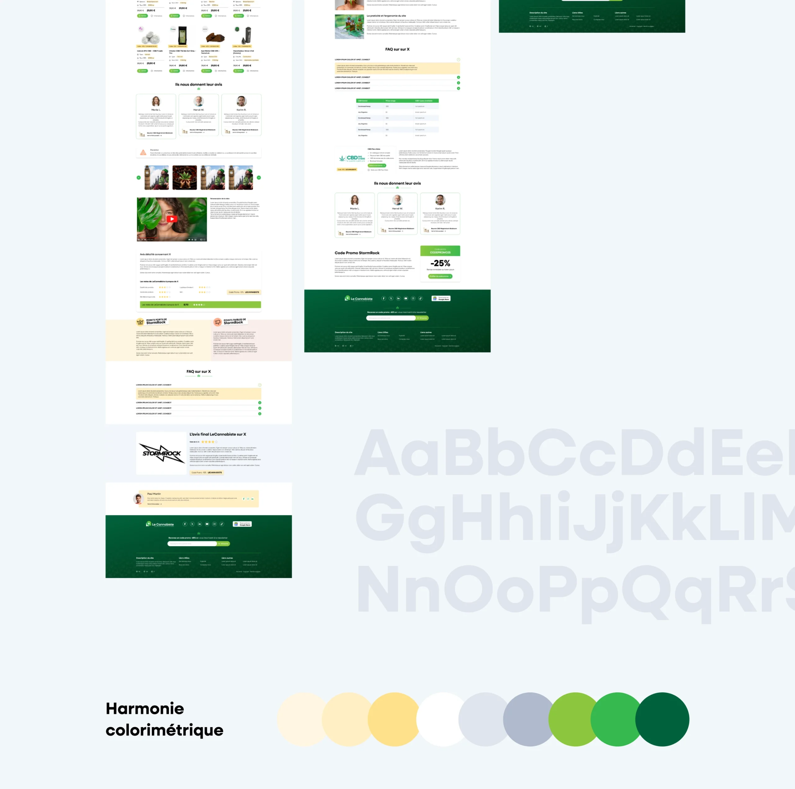 Création de la charte graphique Le Cannabiste