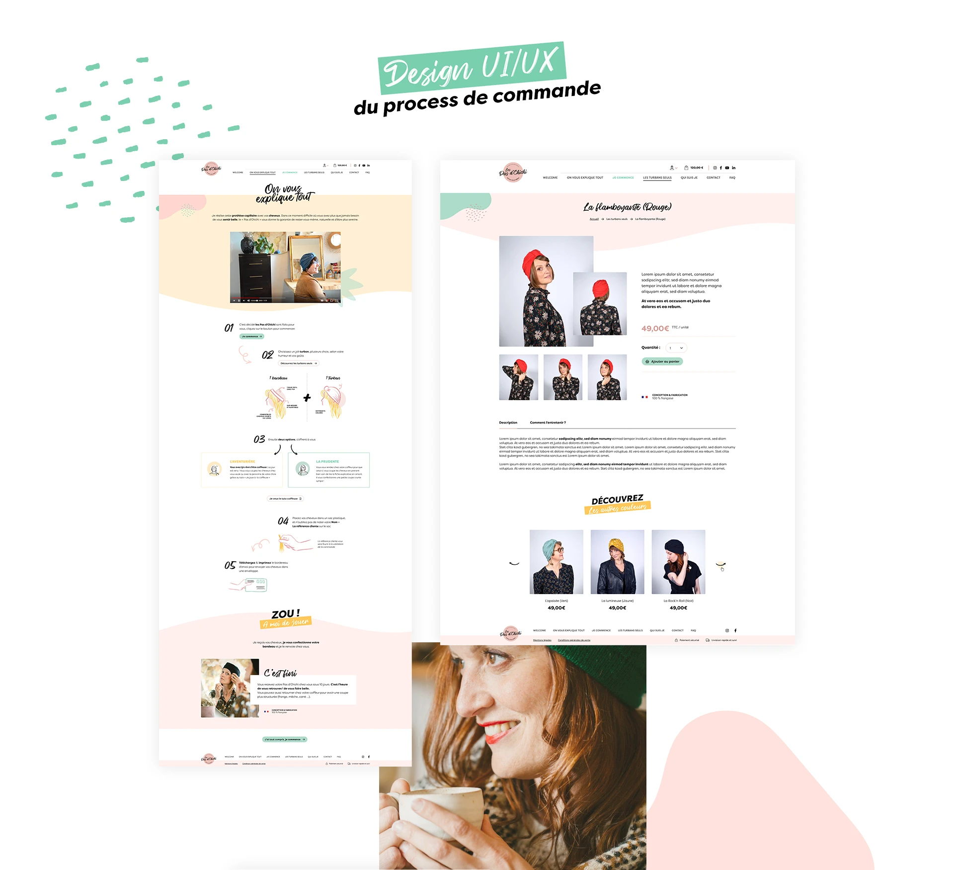 Design de la boutique en ligne