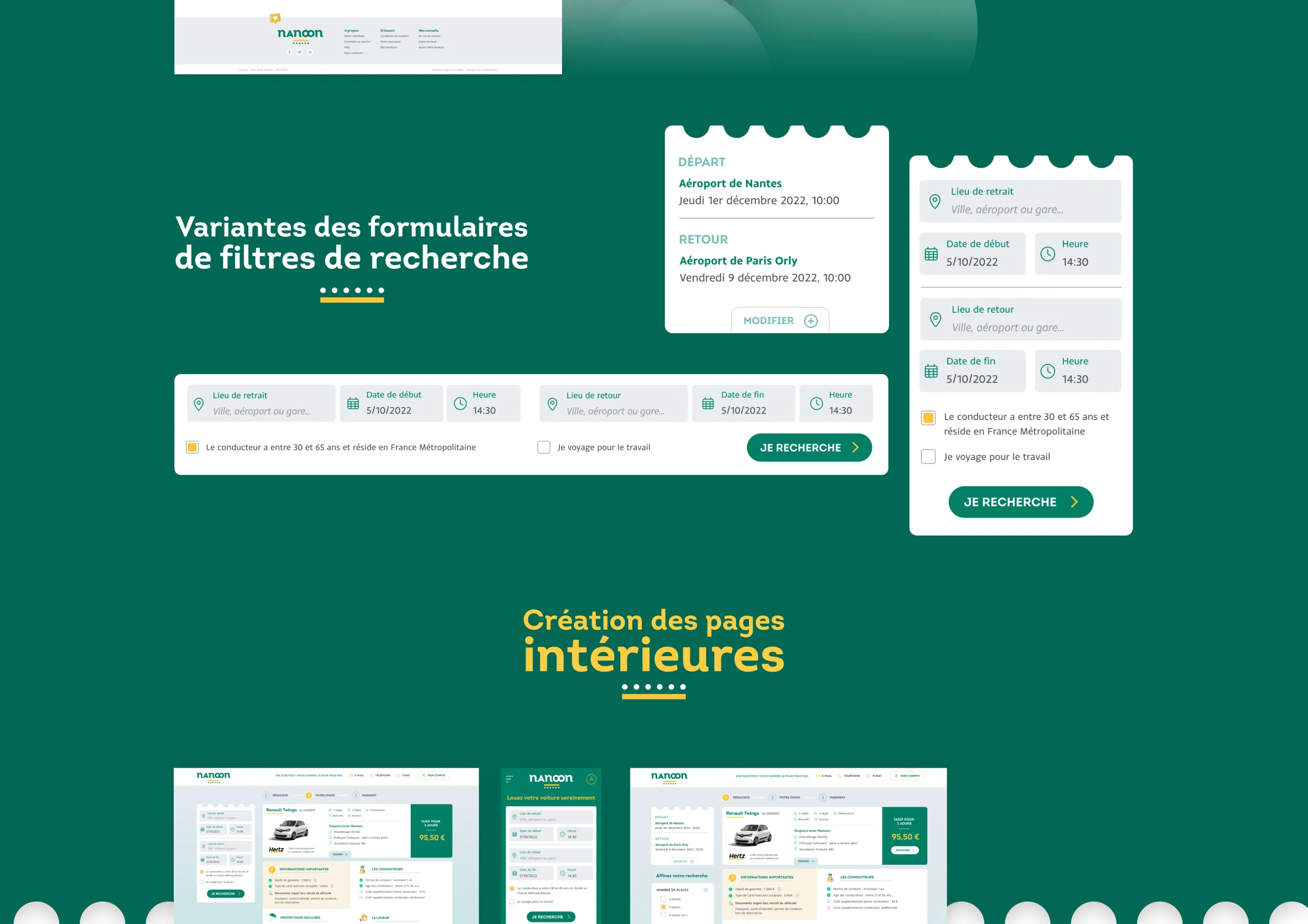 Création du parcours utilisais