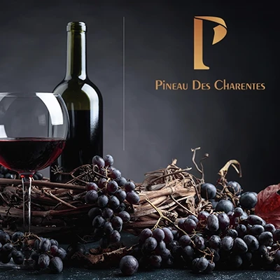 Création graphique de la boutique de Pineau des Charentes