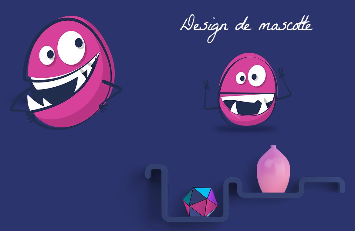 Design de mascotte et logo
