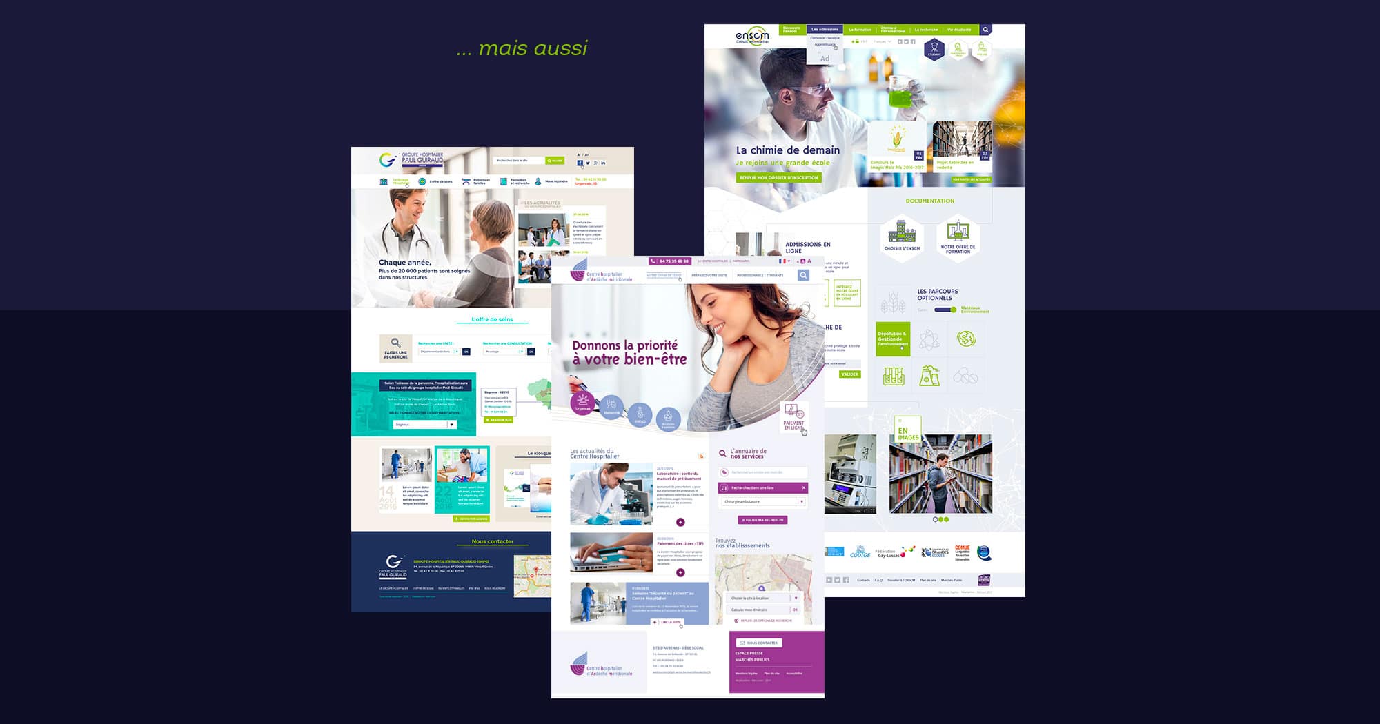 Webdesigner freelance domaine hopitaux publics