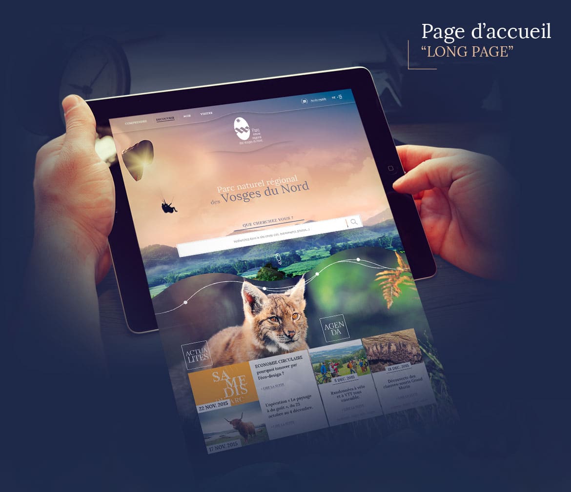 Création de graphiste pour le Parc des Vosges