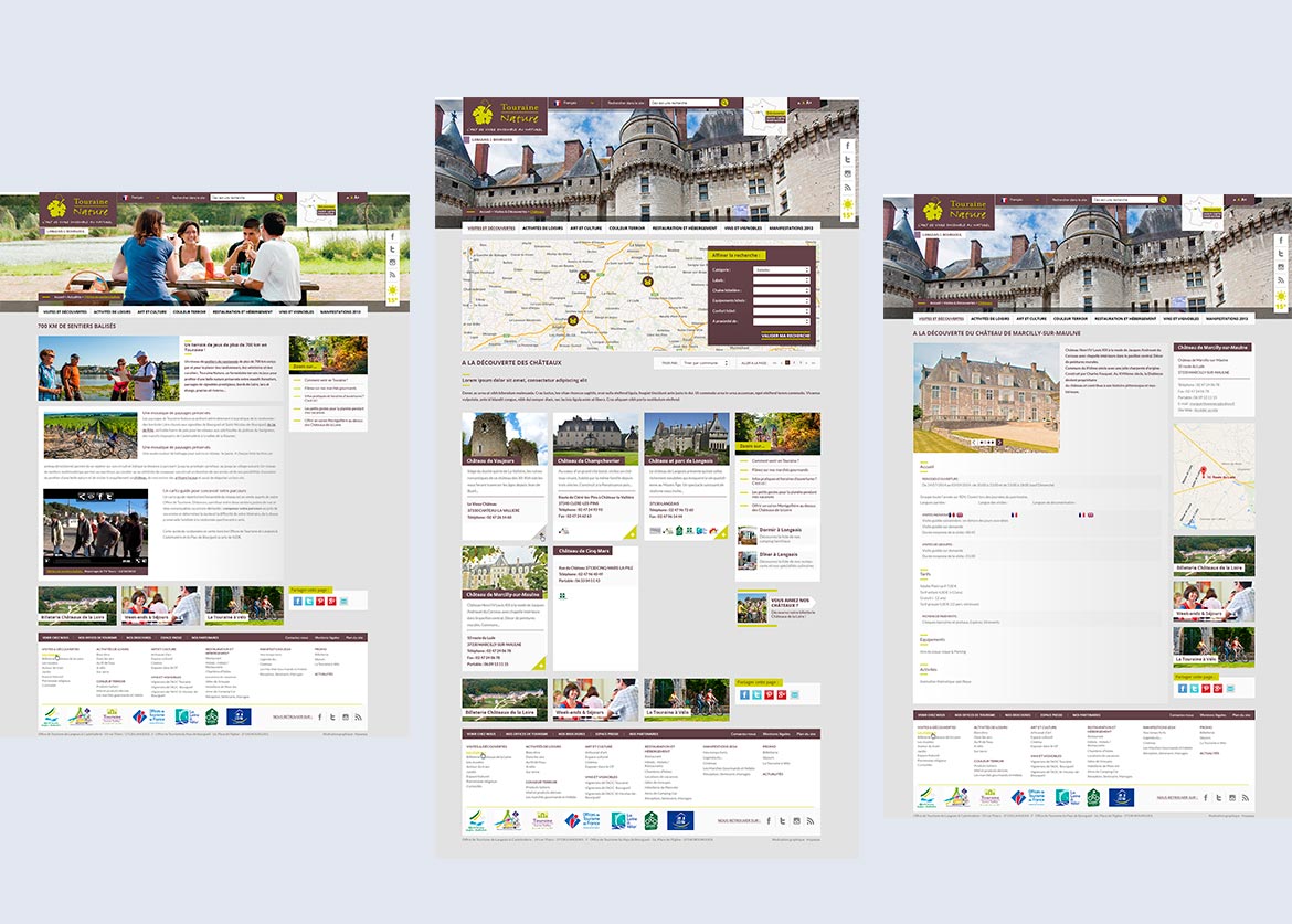 Création webdesigner tourisme