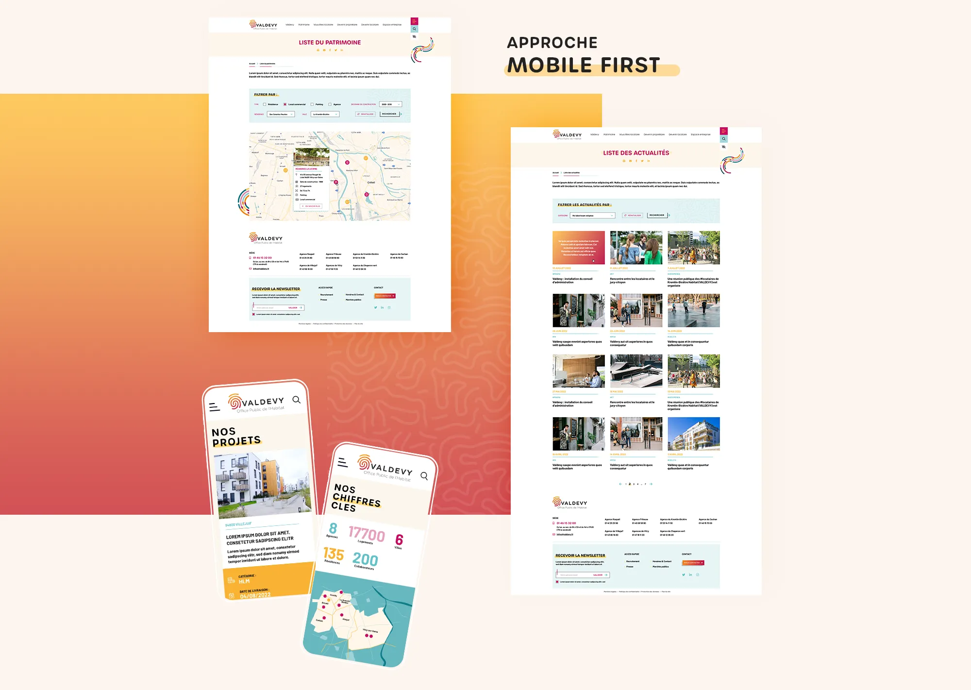 Création du design en Mobile first