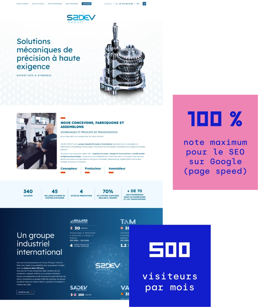 Référence dans le domaine industriel